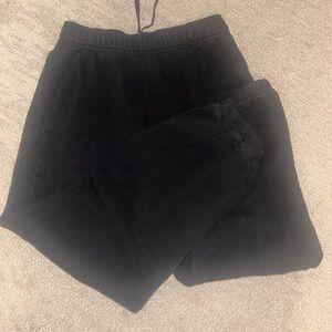 lululemon Women’s Black Scuba Mid-Rise Oversized Joggers